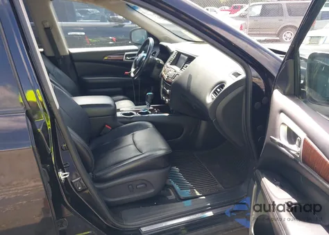 2013 Nissan Pathfinder Platinum from USA, damaged, VIN 5N1AR2MN0DC635487